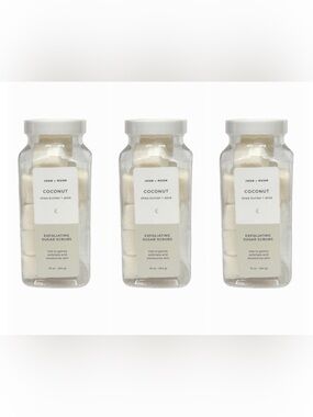 NEW ANTHROPOLOGIE JOON x MOON Coconut Exfoliating Sugar Scrub - Set of 3